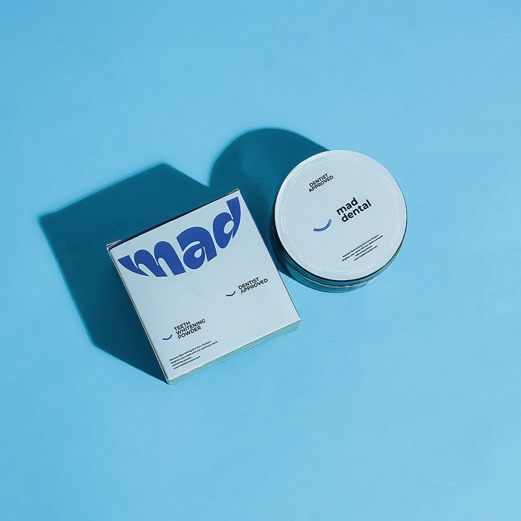 MAD Teeth Whitening Powder - Pack of 2 (RECOMMENDED) Extra 11% OFF