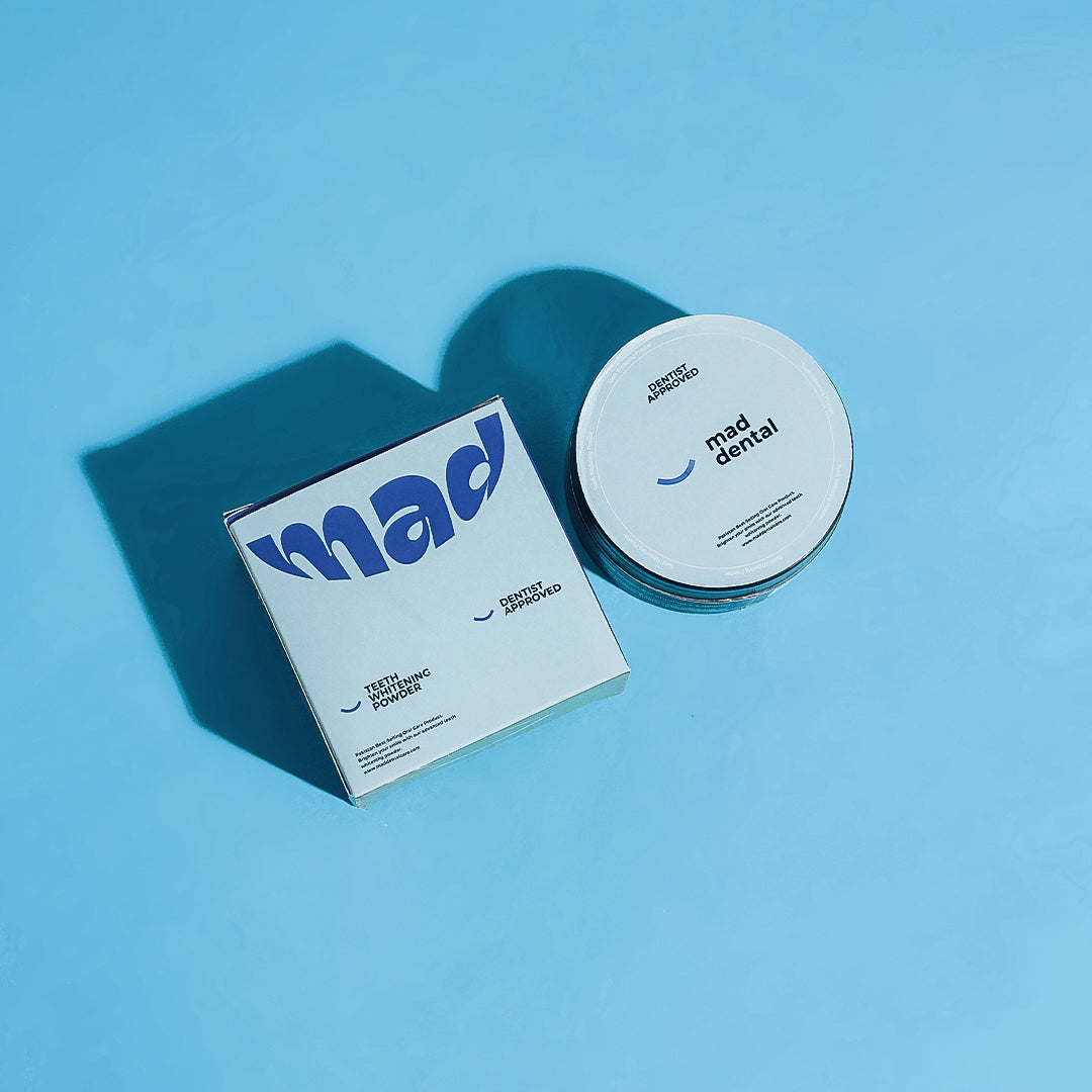 MAD Teeth Whitening Powder - Pack of 2 (RECOMMENDED) Extra 11% OFF