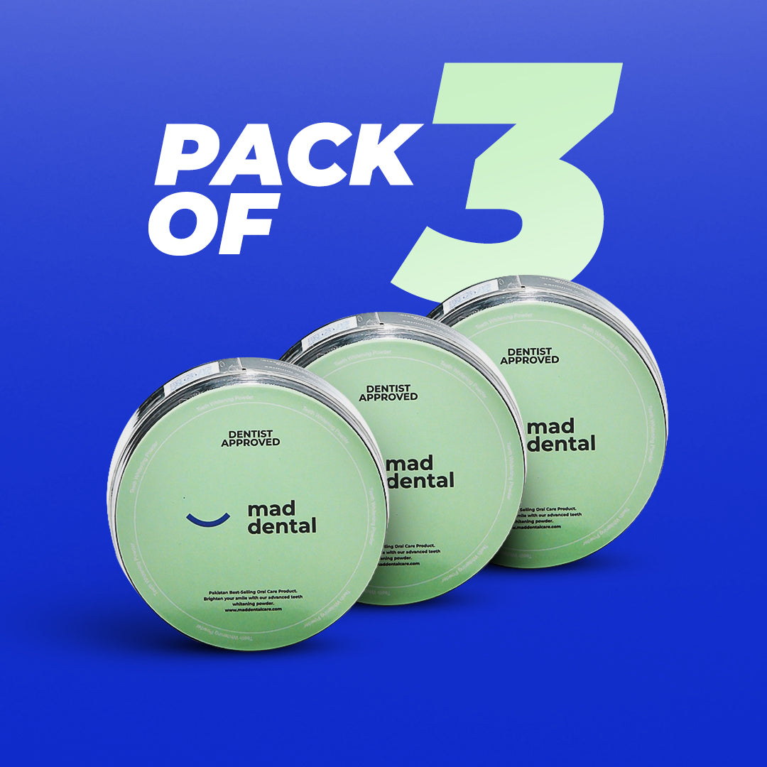 MAD Teeth Whitening Powder - Pack of 3
