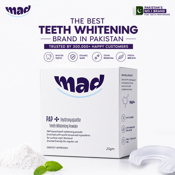 MAD PAP+ Teeth Whitening Powder