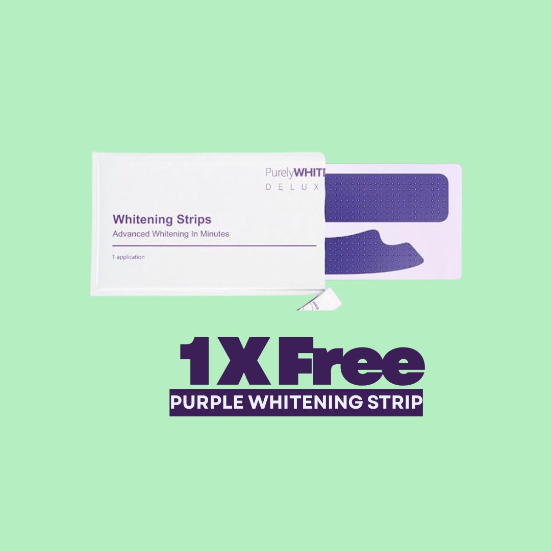 MAD PAP+ Teeth Whitening Powder and Whitening Foam + FREE 1X PURPLE STRIP (Best Seller)